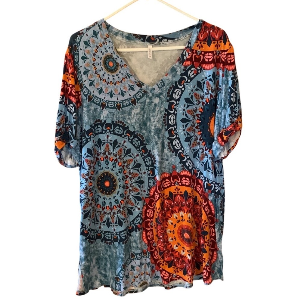Top women's multi colored